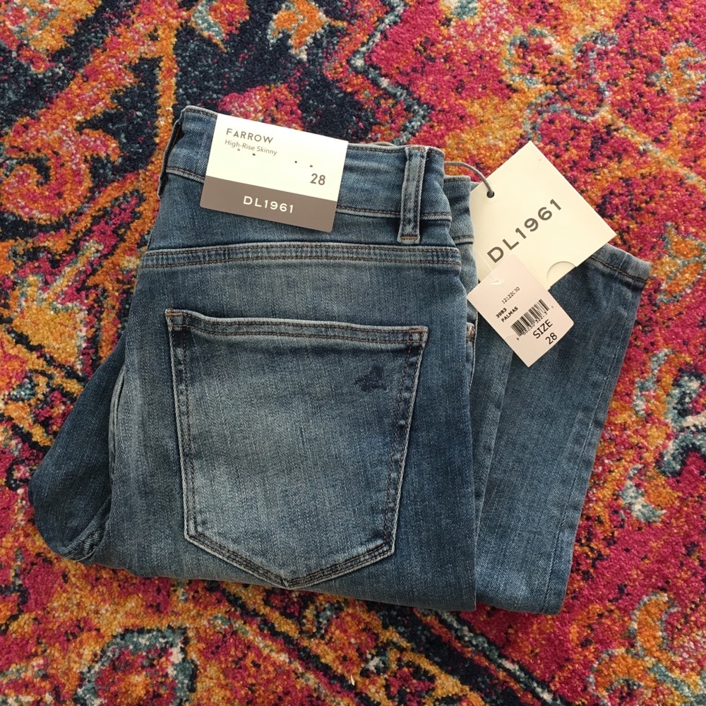 DL1961 NWT Farrow High Rise Skinny Jeans 28